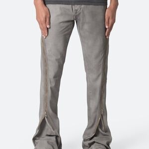 mnml D519 Zipper Flare Denim - Grey Size 32Grey / 32